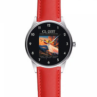 Thumbnail for Canadair CL-215T - Poster - Leather Strap - Red Leather Strap