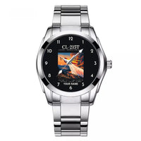 Thumbnail for Canadair CL-215T - Poster + Name - Stainless Steel Band - For Men