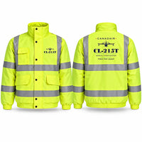 Thumbnail for Canadair CL-215T Reflective Winter Jackets - Heritage - Fluorescent Yellow