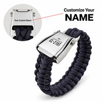Thumbnail for Canadair CL-215T - Seat Belt Bracelet - Heritage + Name - Black