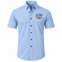 Thumbnail for Canadair CL-215T - Short Sleeve Shirt - Original - Light Blue