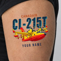 Thumbnail for Canadair CL-215T - Tattoo - Cartoon + Name - Man