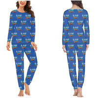 Thumbnail for Canadair CL-215T - Women Pajamas - Original Pattern - Blue