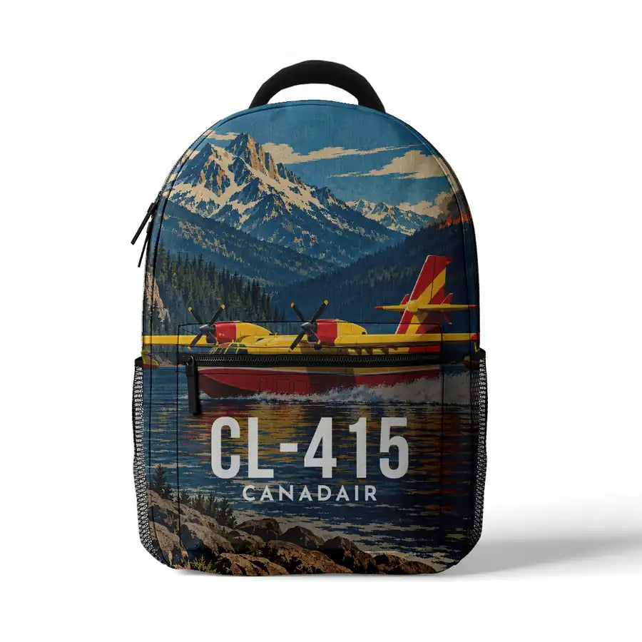 Canadair CL-415 - 3D Backpack - 3D Scene