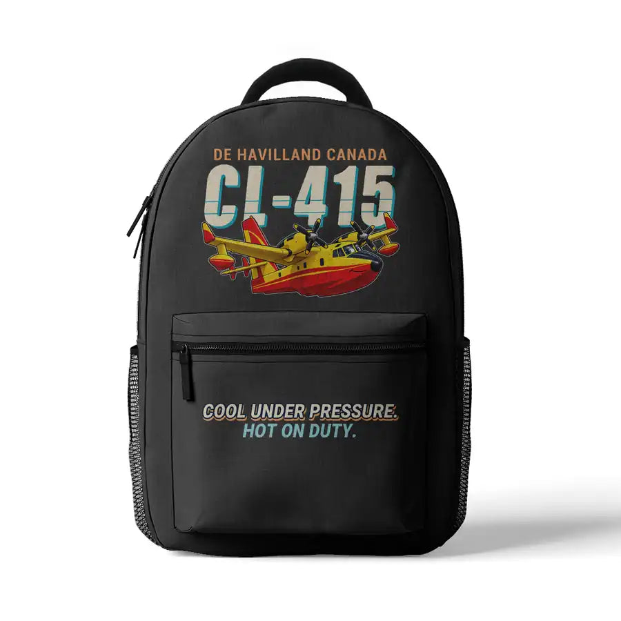 Canadair CL-415 - 3D Backpack - Cartoon - Gray