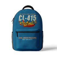 Thumbnail for Canadair CL-415 - 3D Backpack - Cartoon - Light Blue