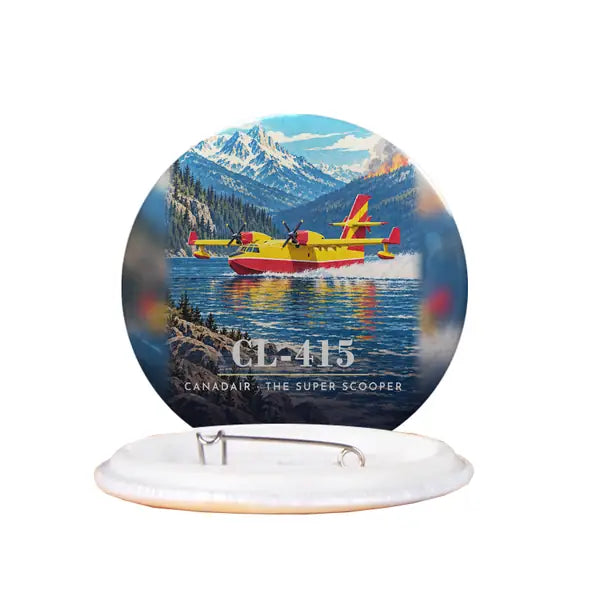 Canadair CL-415 - 3D - Pin - Full Print