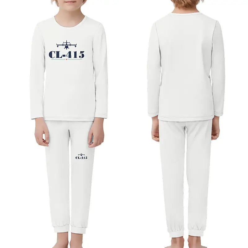 Canadair CL-415 - Children Pajamas - Heritage Chest - White