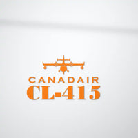 Thumbnail for Canadair CL-415 - Heritage Die-Cut - Orange - Die-Cut - Close-up