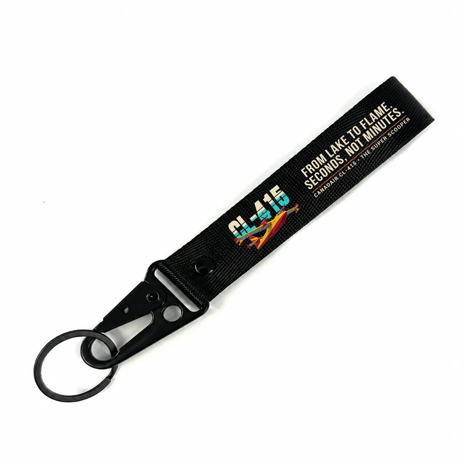 Canadair CL-415 Hawk-Shaped Key Chains - Black - Original