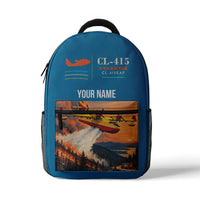 Thumbnail for Canadair CL-415EAF - 3D Backpack - Light Blue + Name