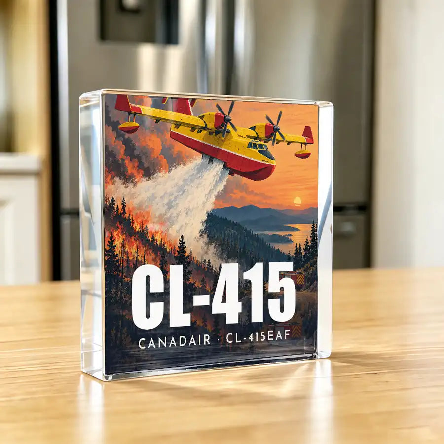 Canadair CL-415EAF - Crystal Ornament - 3D - Kitchen