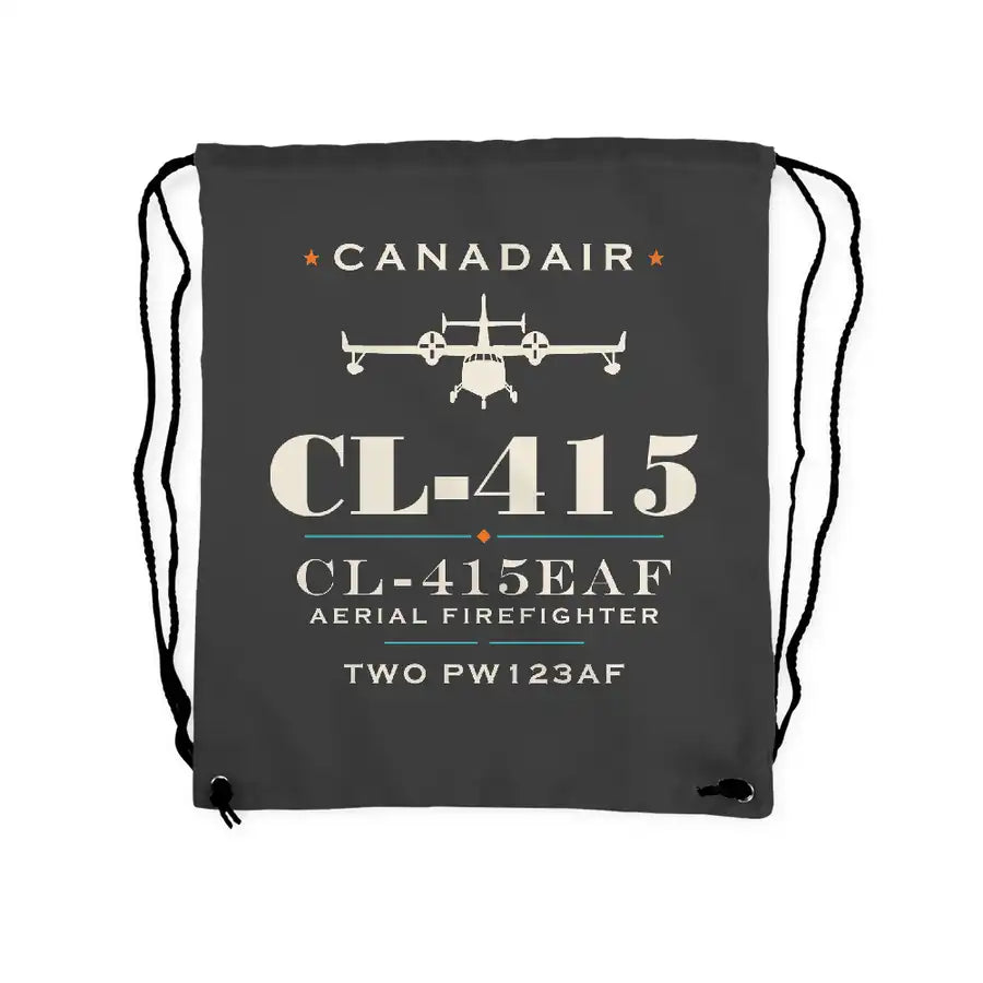 Canadair CL-415EAF - Drawstring Bag - Heritage - Gray