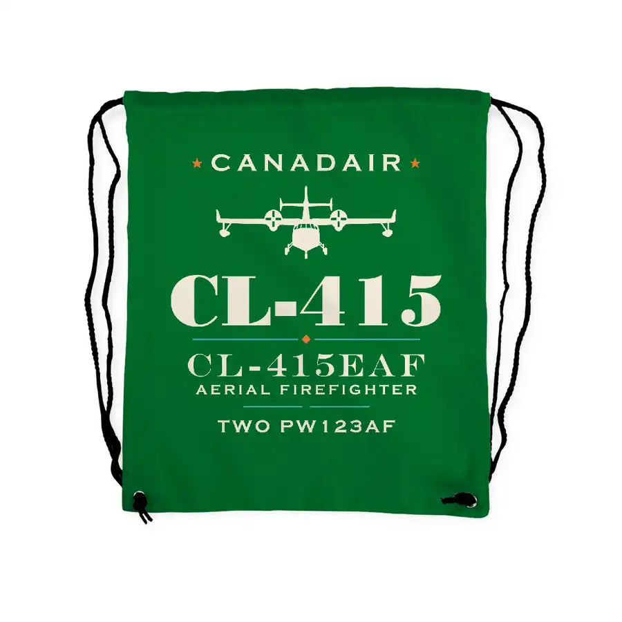 Canadair CL-415EAF - Drawstring Bag - Heritage - Green