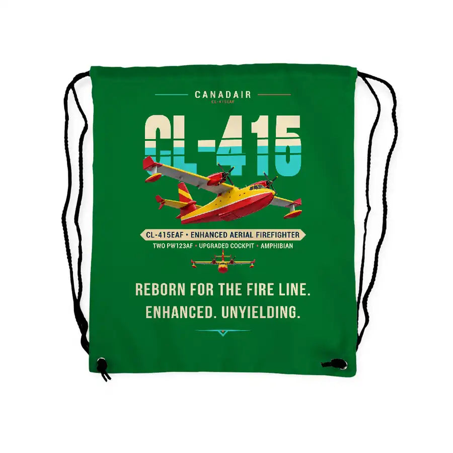 Canadair CL-415EAF - Drawstring Bag - Original - Green