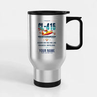 Thumbnail for Canadair CL-415EAF - Original + Name - Stainless Steel with Holder - Silver