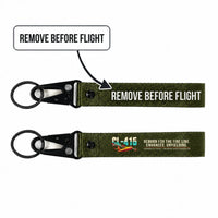 Thumbnail for Canadair CL-415EAF Hawk-Shaped Key Chains - Dark Green - Original - Remove Before Flight