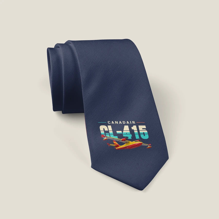 Canadair CL-415EAF - Original - Tie - Navy Blue