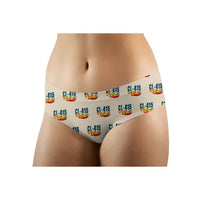 Thumbnail for Canadair CL-415EAF - Women Panties - Cartoon Pattern - Beige - Front