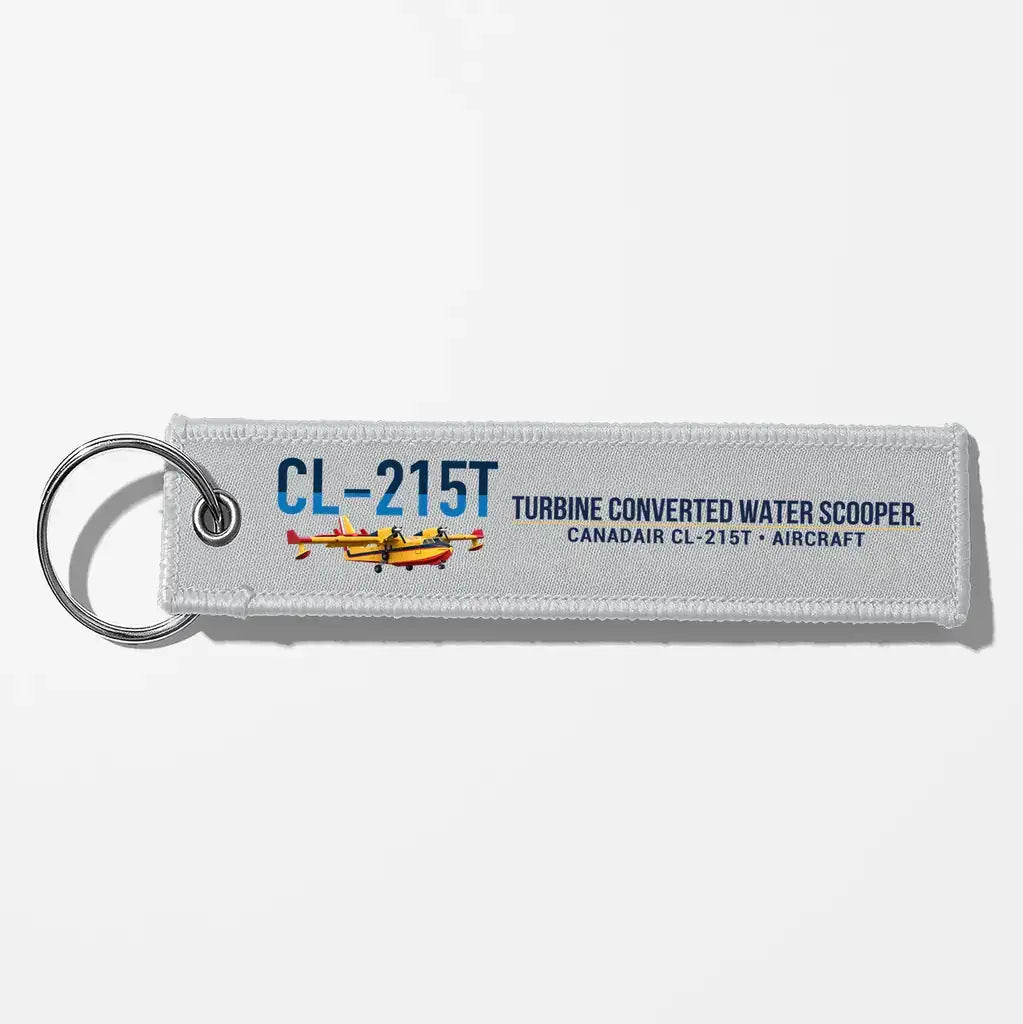 Canadair CL-215T Aviator Key Chains - Light Gray
