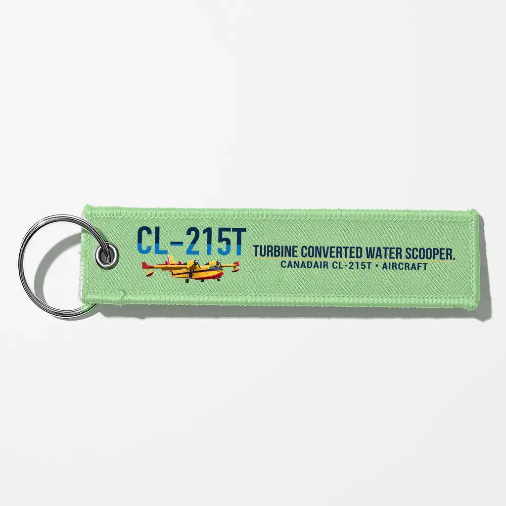 Canadair CL-215T Aviator Key Chains - Light Green