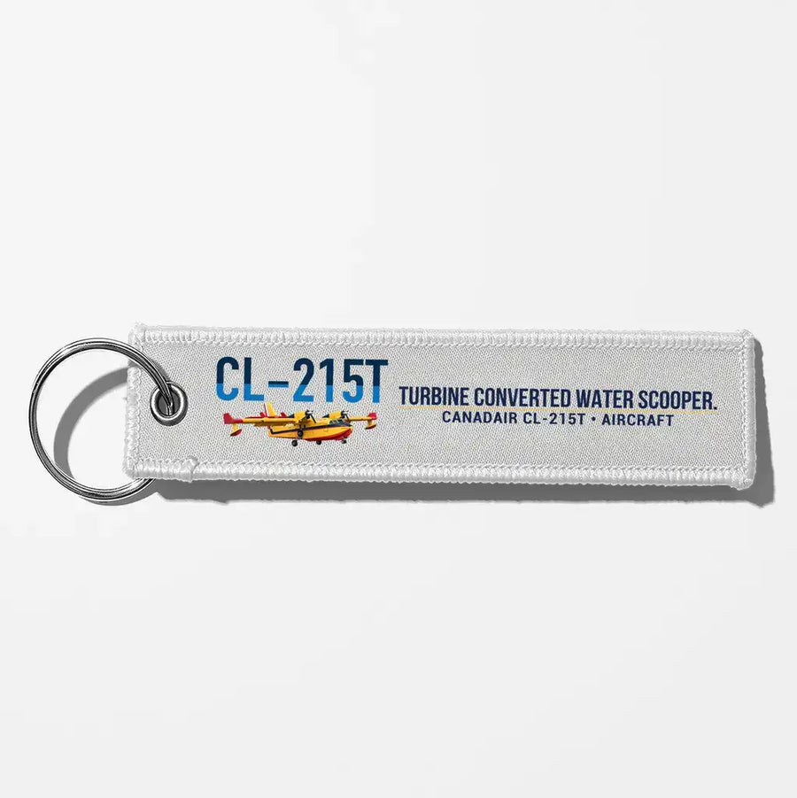 Canadair CL-215T Aviator Key Chains - White