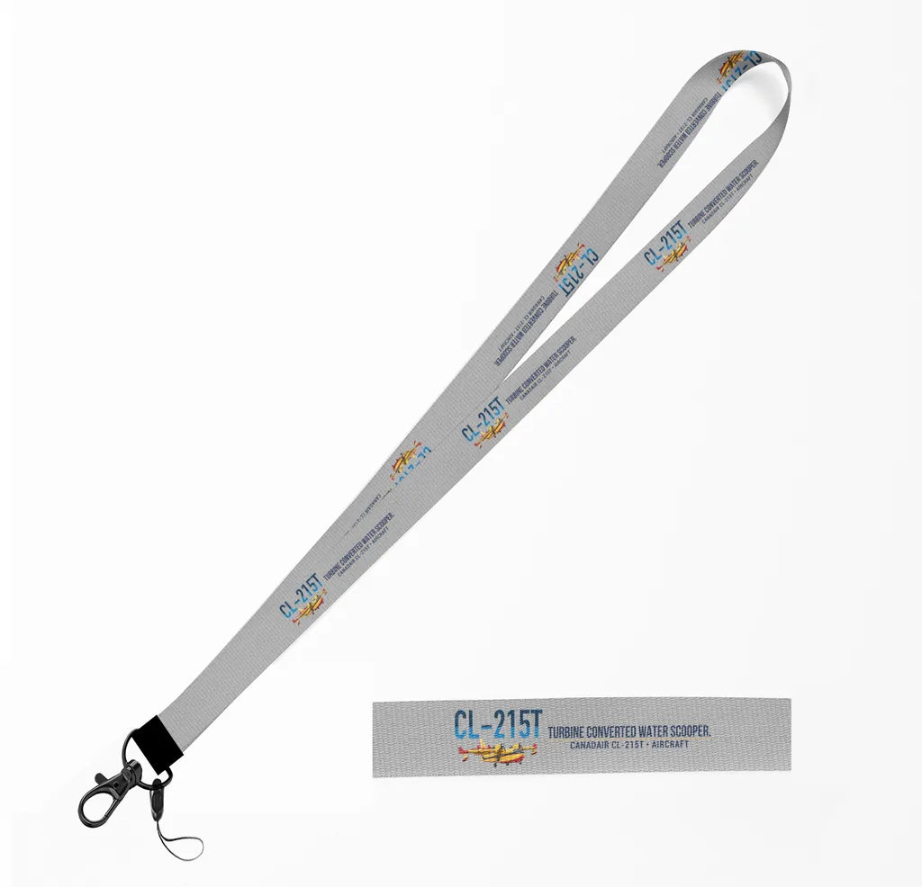Canadair CL-215T lanyard - light gray