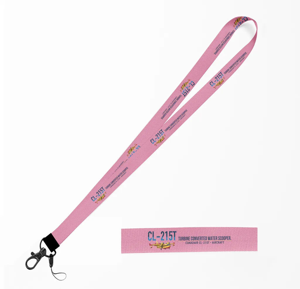 Canadair CL-215T lanyard - pink