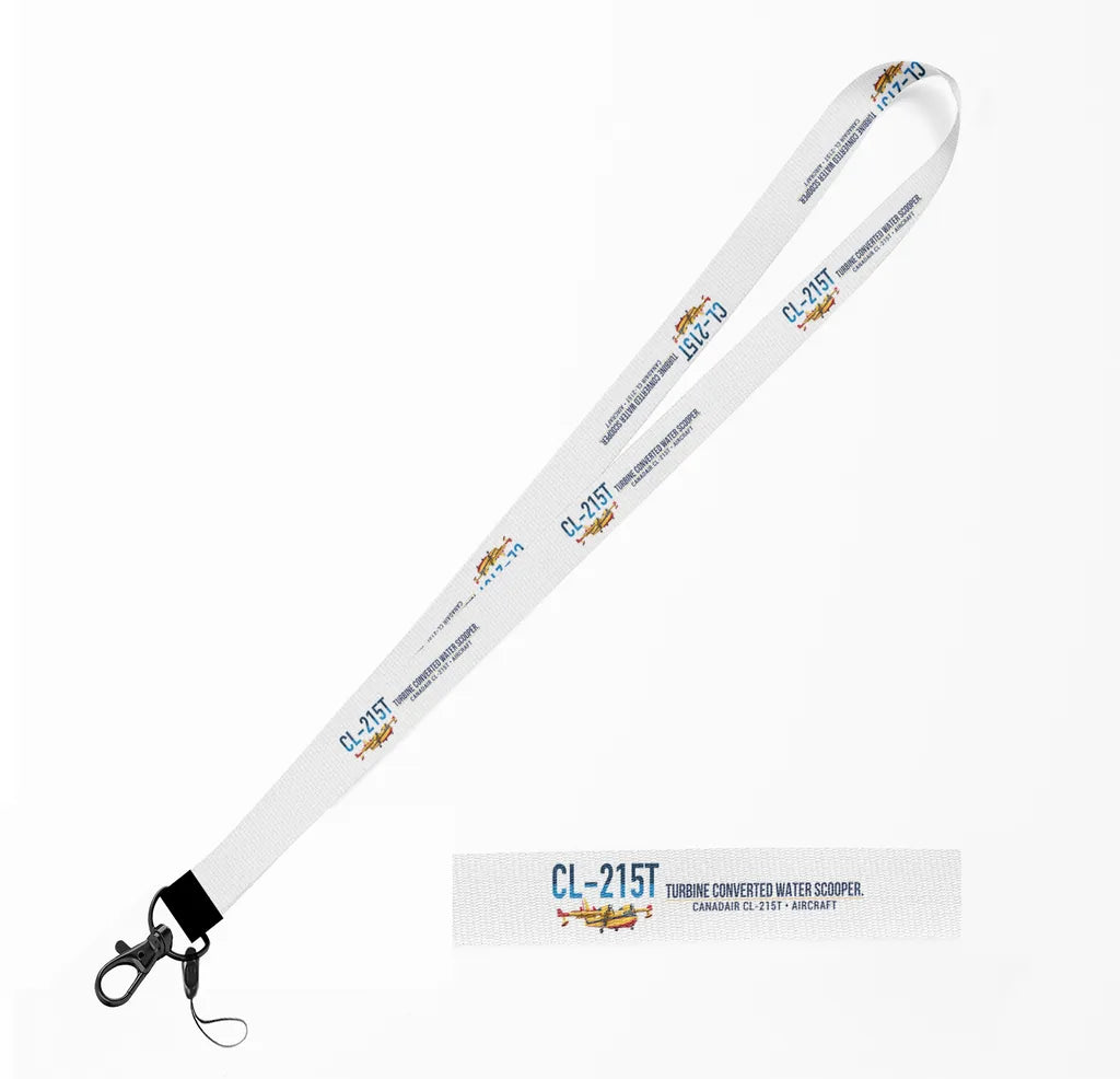 Canadair CL-215T lanyard - white