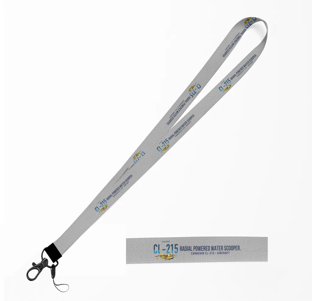 Canadair CL-215 lanyard - light gray