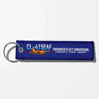 Thumbnail for Canadair CL-415EAF Aviator Key Chains - Blue
