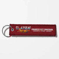 Thumbnail for Canadair CL-415EAF Aviator Key Chains - Dark Red