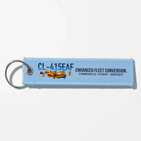 Thumbnail for Canadair CL-415EAF Aviator Key Chains - Light Blue