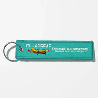 Thumbnail for Canadair CL-415EAF Aviator Key Chains - Turquoise