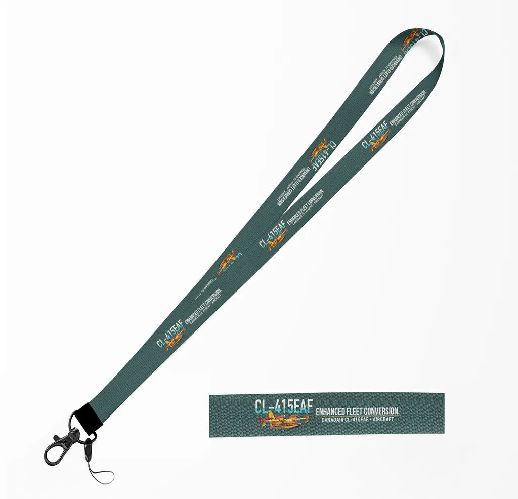 Canadair CL-415EAF lanyard - dark green