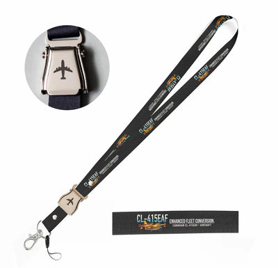 Canadair CL-415EAF seat belt lanyard - black