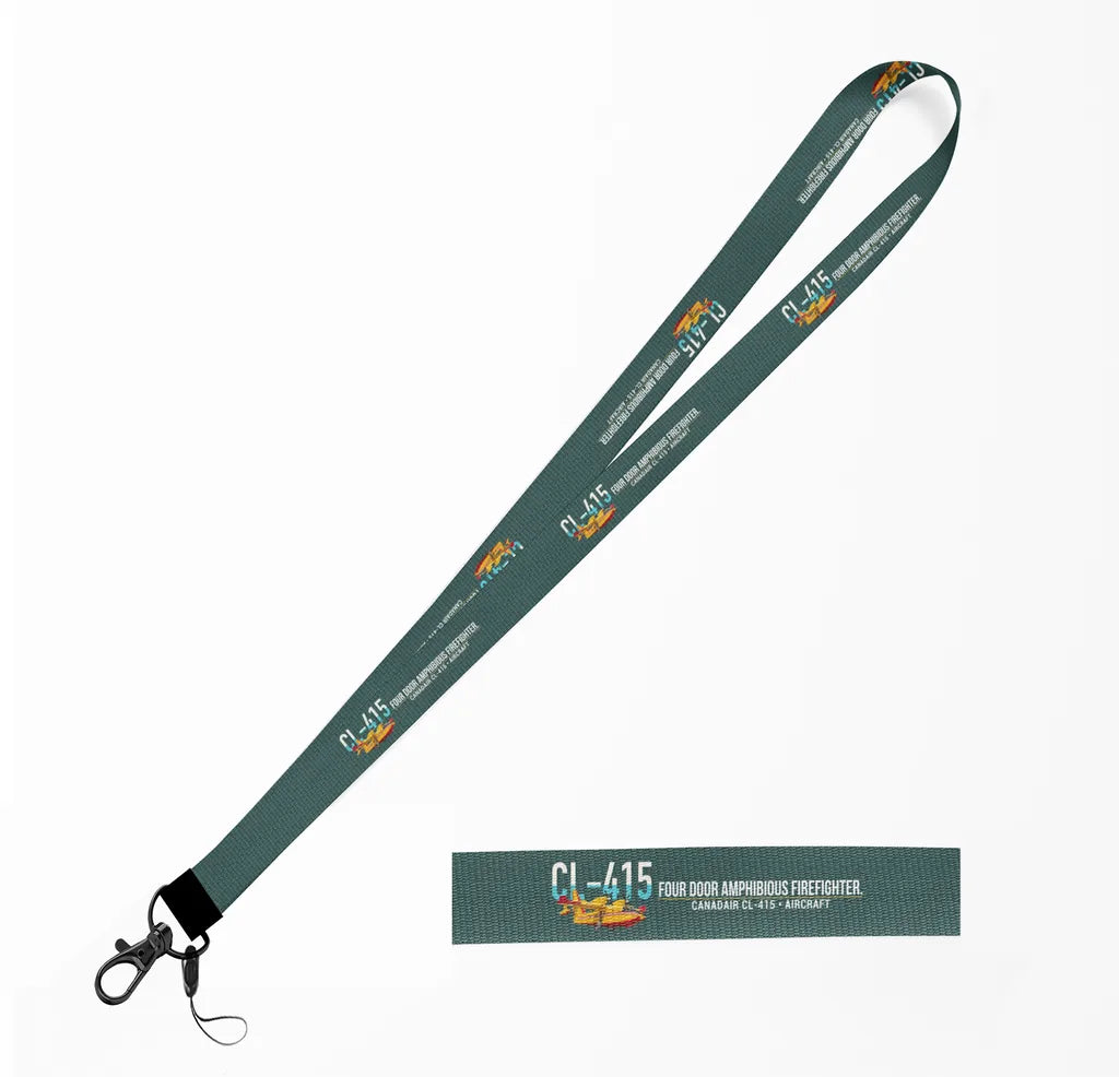 Canadair CL-415 lanyard - dark green