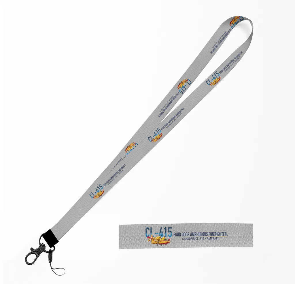Canadair CL-415 lanyard - light gray