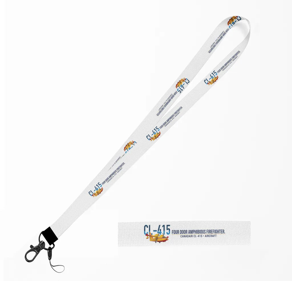 Canadair CL-415 lanyard - white