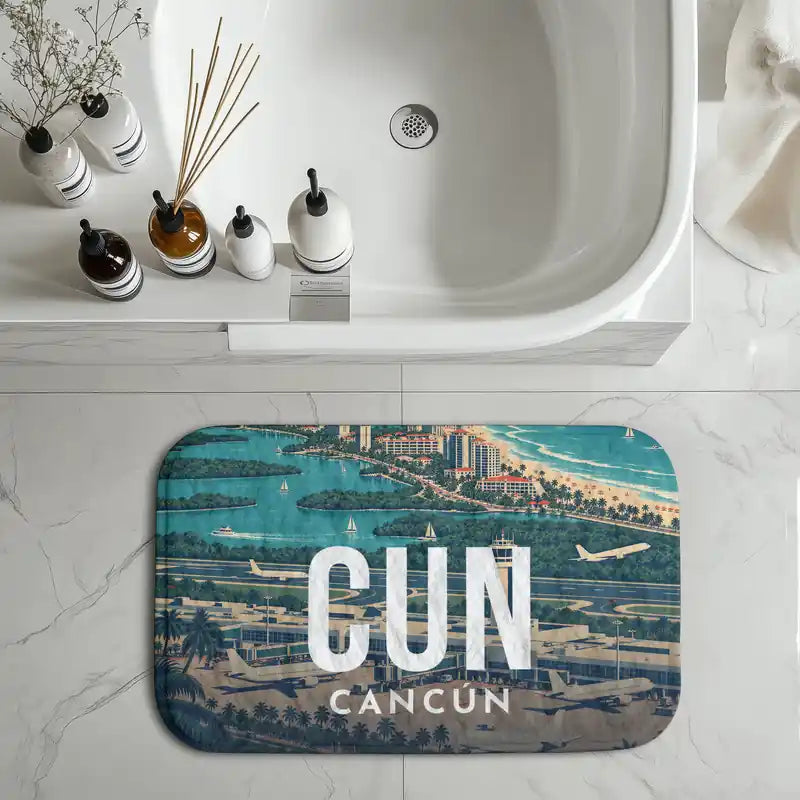 Cancún International Airport (CUN) bath mat