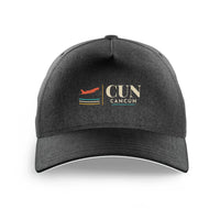Thumbnail for Cancún International Airport (CUN) printed hat - black