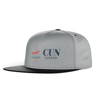 Thumbnail for Cancún International Airport (CUN) snapback - gray & black