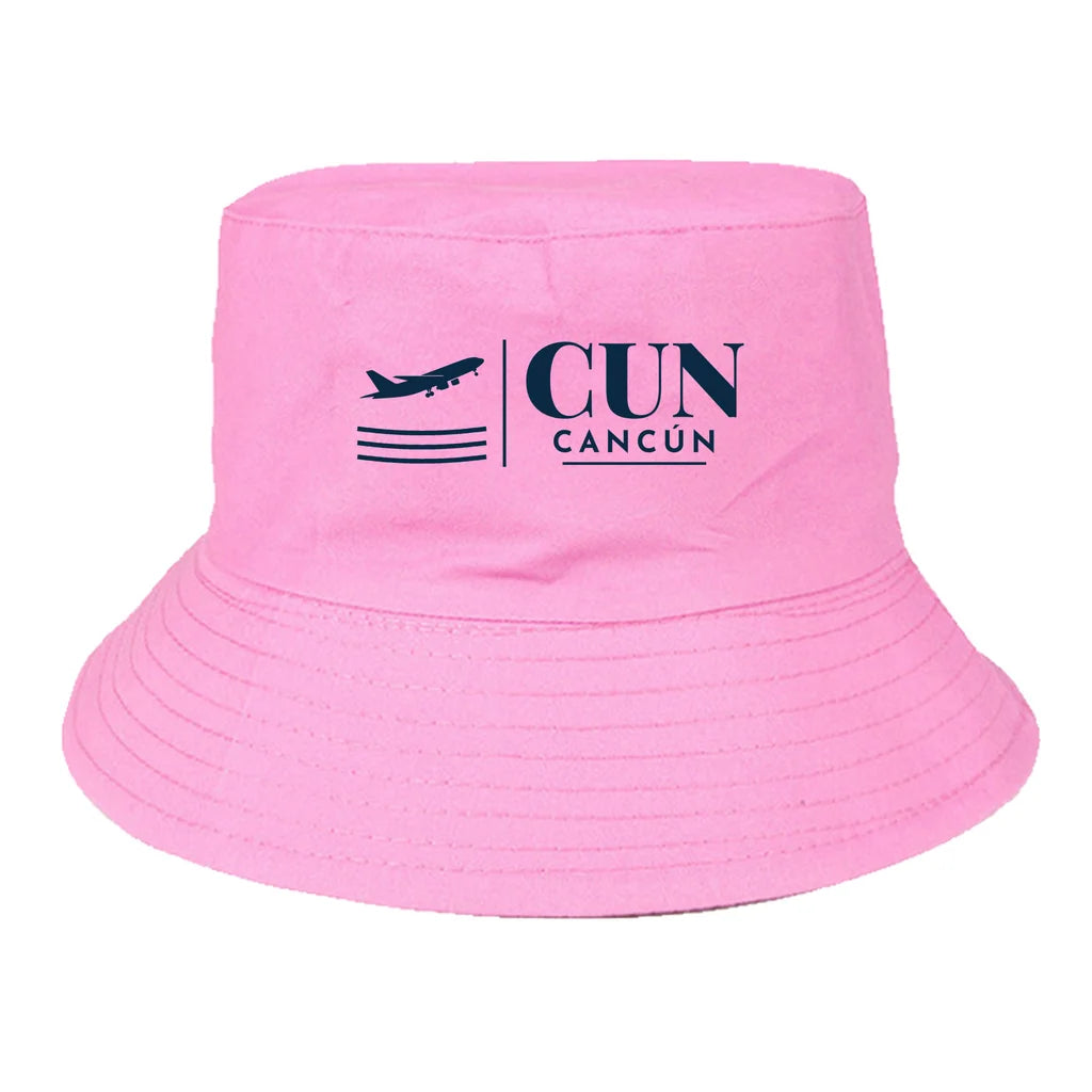 Cancún International Airport (CUN) summer hat - light pink