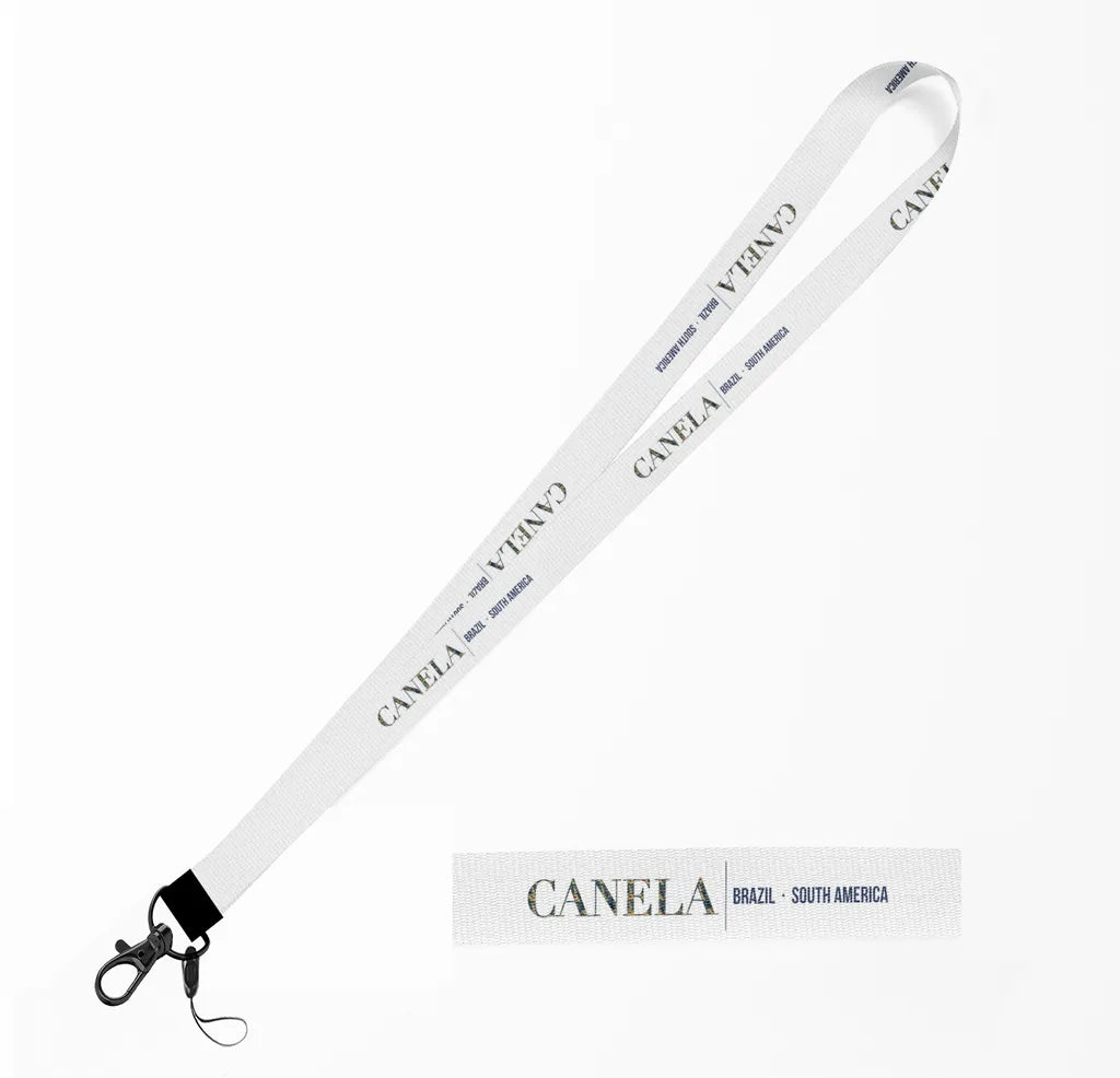 Canela City Series lanyard - white