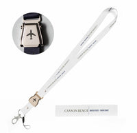 Thumbnail for Cannon Beach City Series seat belt lanyard - white