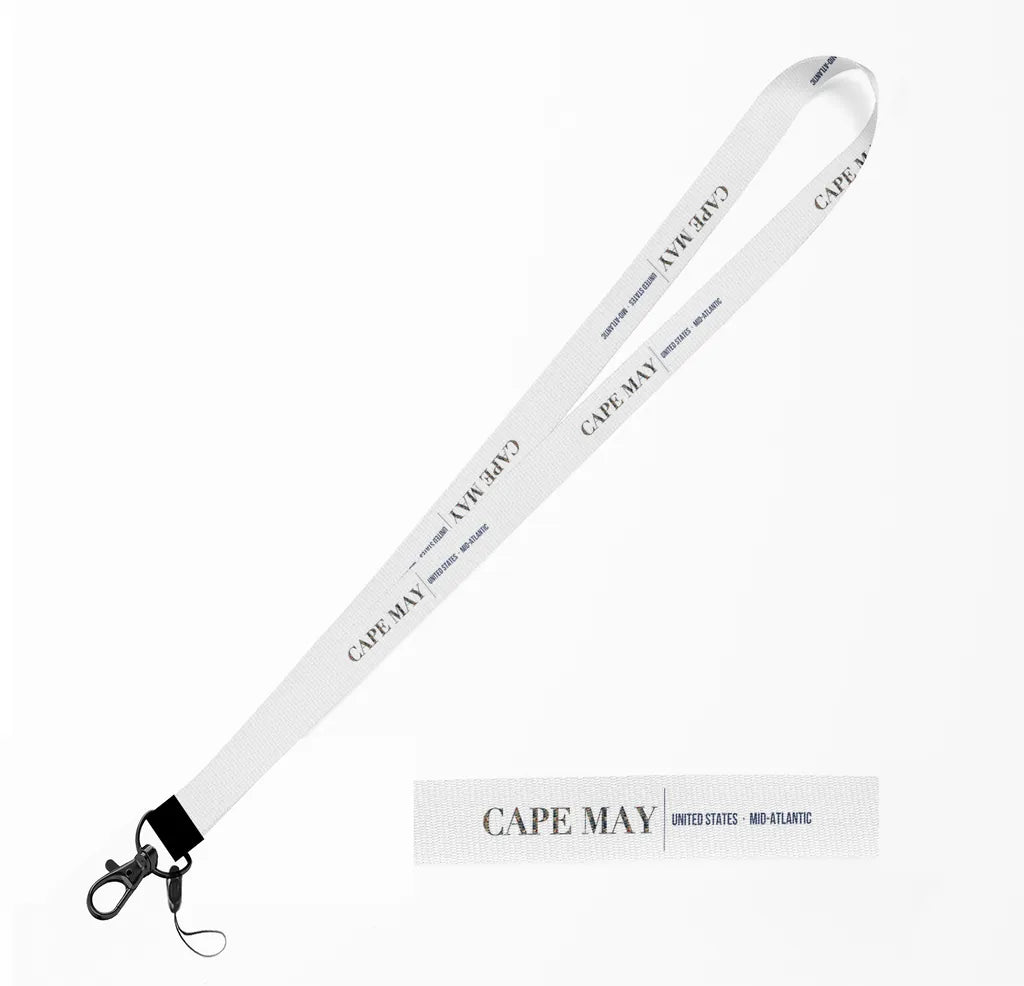 Cape May City Series lanyard - white