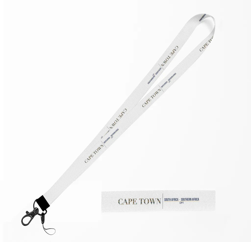 Cape Town City Series lanyard - white