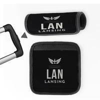 Thumbnail for Capital Region International Airport (LAN) Luggage Handle Covers - Black
