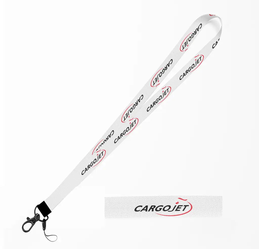 Cargojet lanyard - white