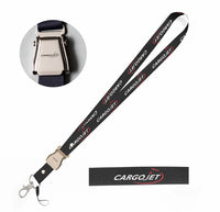 Thumbnail for Cargojet seat belt lanyard - black